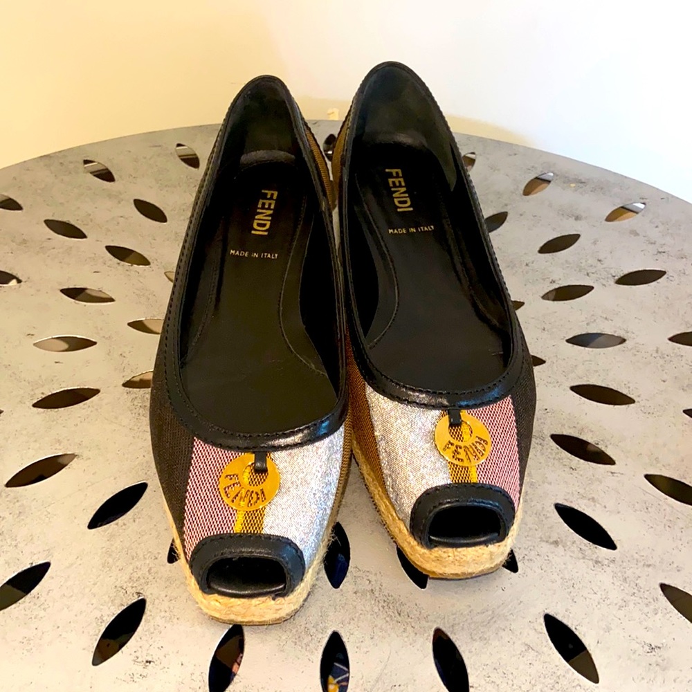 Fendi Ballerina Peep Toe